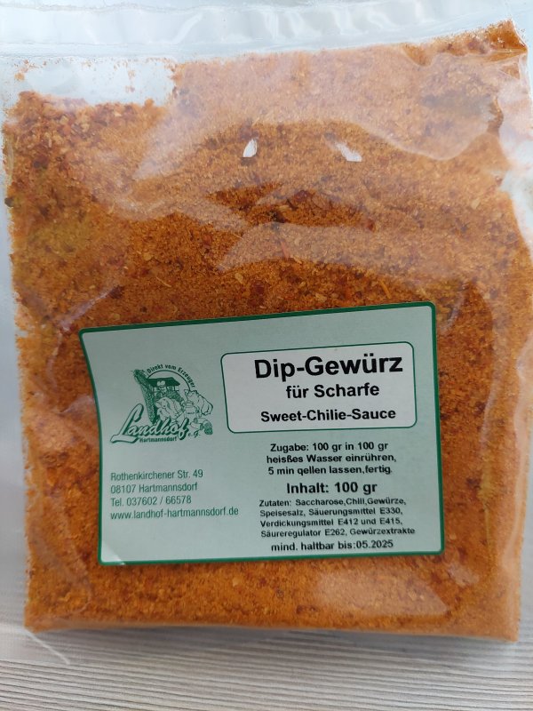 Dip Gewürz für Scharfe  Sweet -Chilie -Sauce 100g